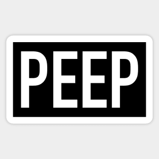 Peep Sticker